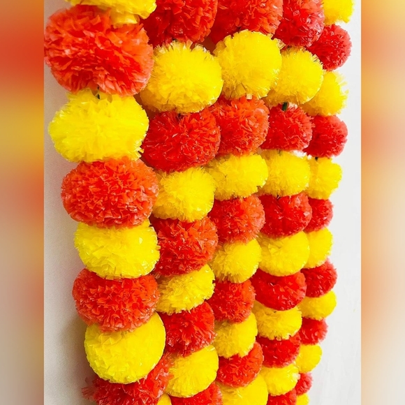 Artificial MarieGold Flowers for Decoration & Festivals - Picture 6 of 8